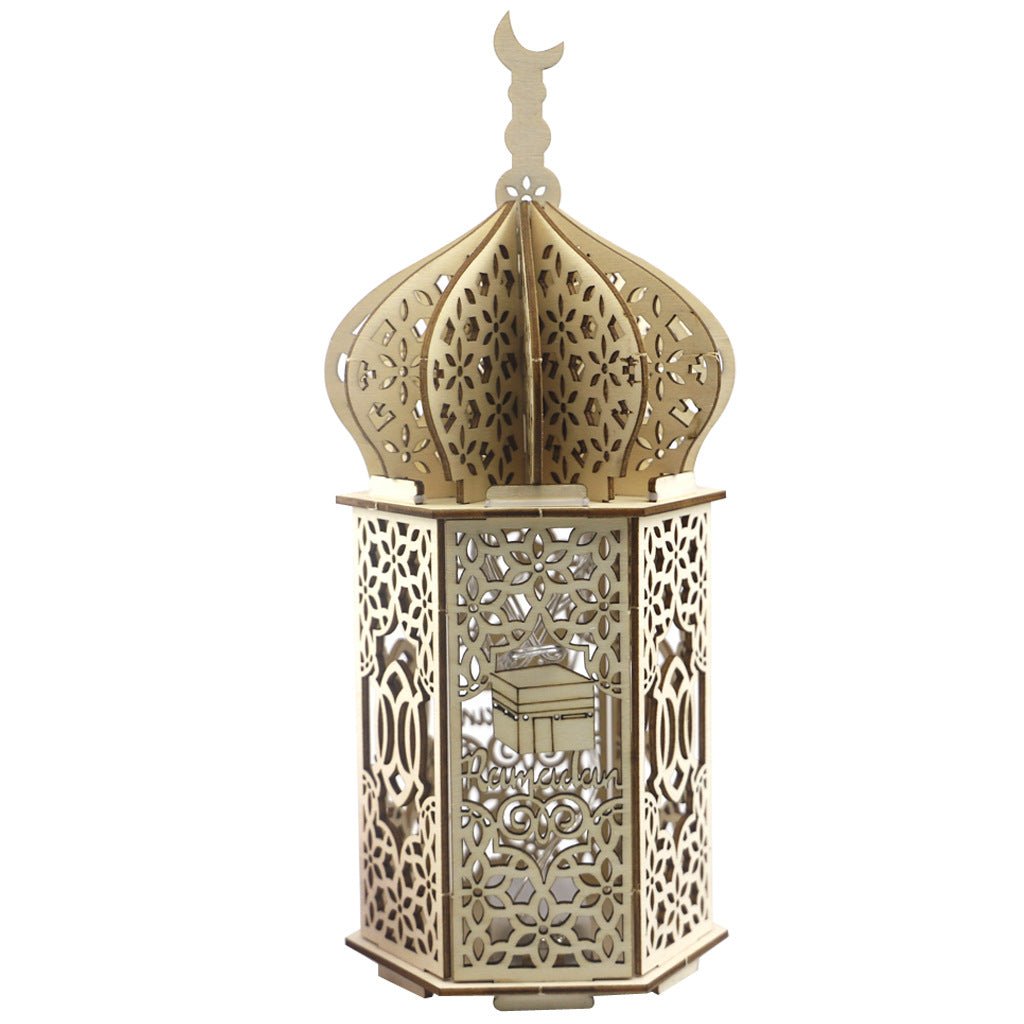 Wooden Ramadan Eid Decorative Crafts Ornaments (3 Styles) - www.DeeneeShop.com